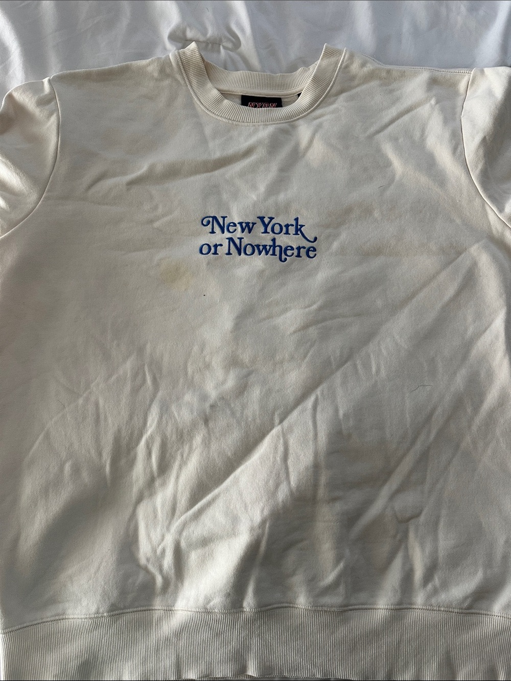 Rangers  "New York or Nowhere" Embroidered Sweatshirt